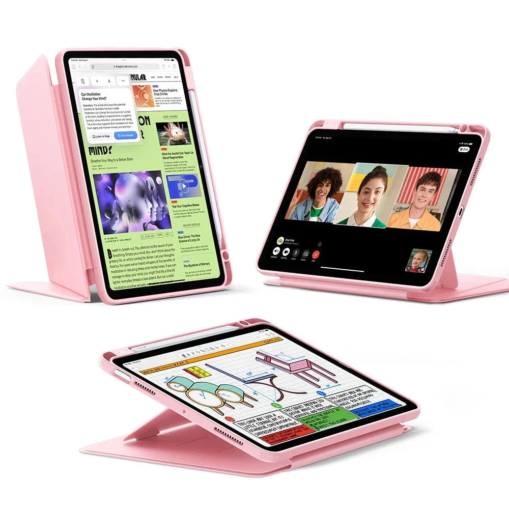 iPad Air 11" (2025) Flip Magnetic Case with Pencil Holder - Pink ESR ESR