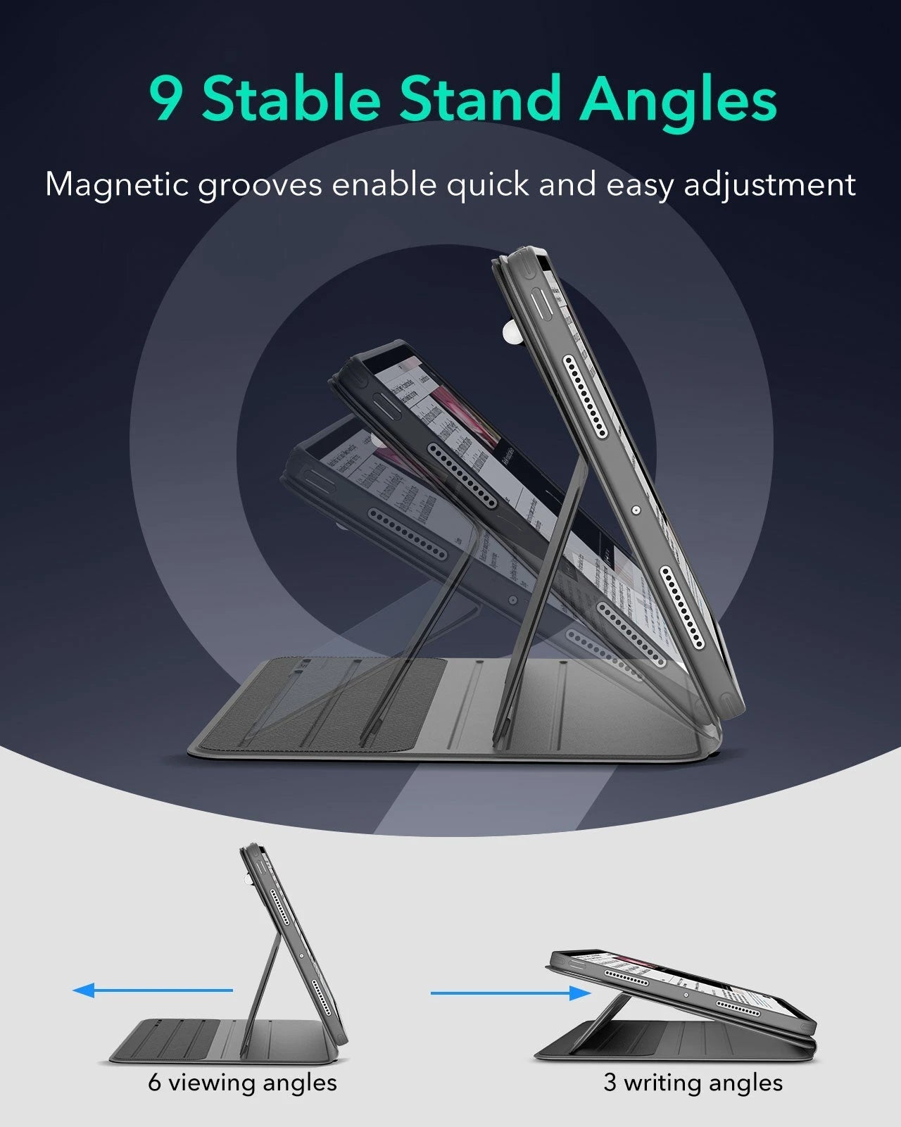 iPad Pro 13ʺ (2025) Shift Magnetic Case - Gray ESR ESR