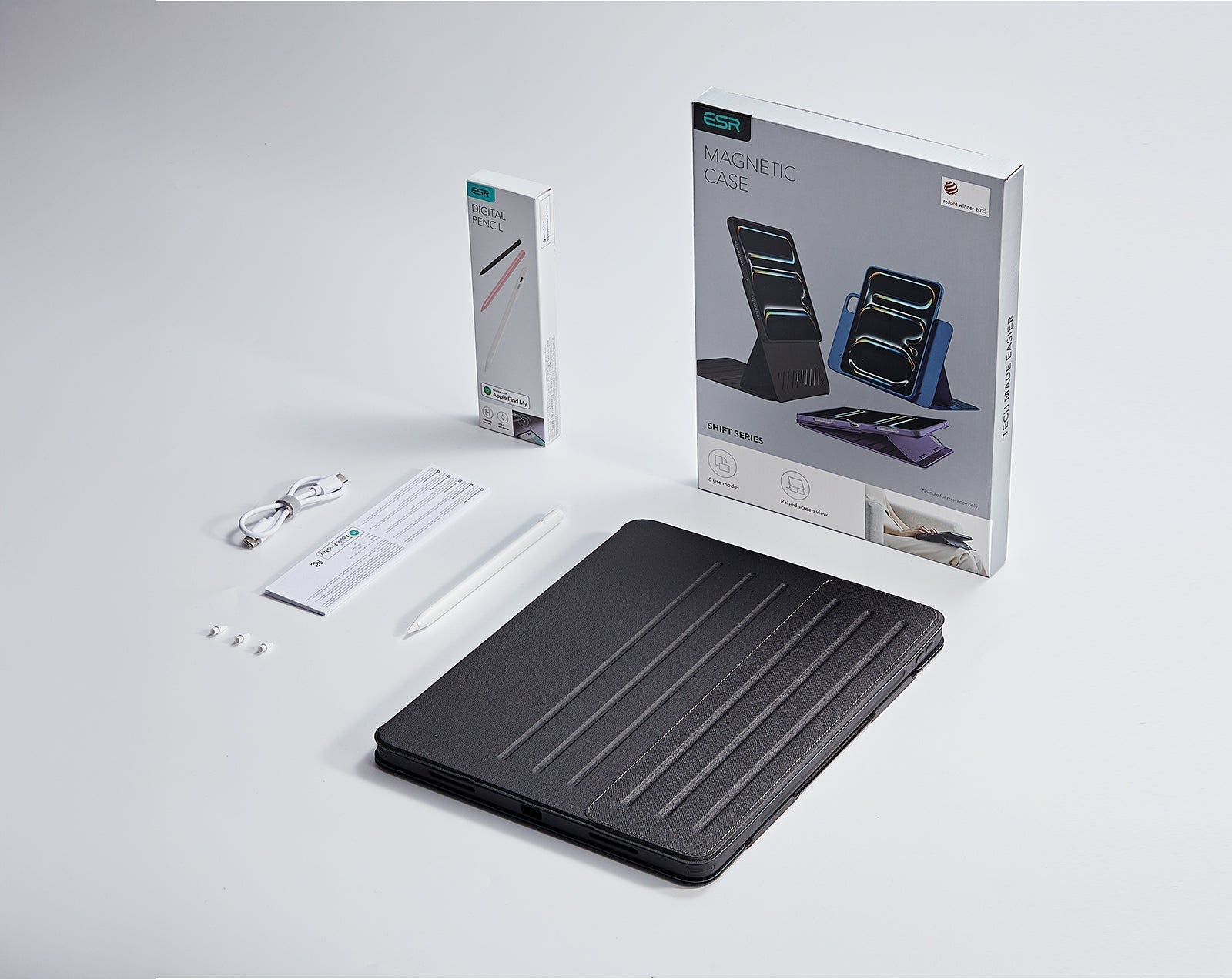 iPad Pro 13″ (2024) Shift Magnetic Case with Pencil Bundle - Red ESR ESR