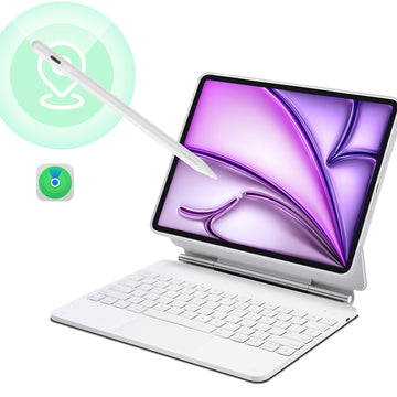 iPad Air 13“ (2025) Rebound Magnetische Tastatur Hülle 360 Pencil Bündel-DE Layout-Weiß ESR