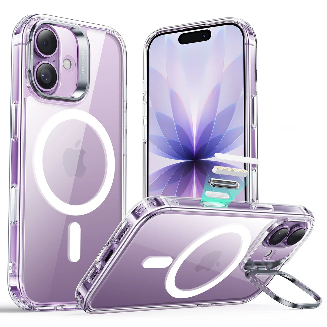iPhone 17 Classic Hybrid Magnetic Case (Camera Control, Stash Stand) - Clear ESR ESR