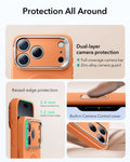 iPhone 17 Pro Cloud Soft Magnetic Case (Camera Control, Stash Stand) - Orange ESR ESR