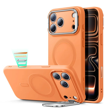 iPhone 17 Pro Cloud Soft Magnetic Case (Camera Control, Stash Stand) - Orange ESR ESR