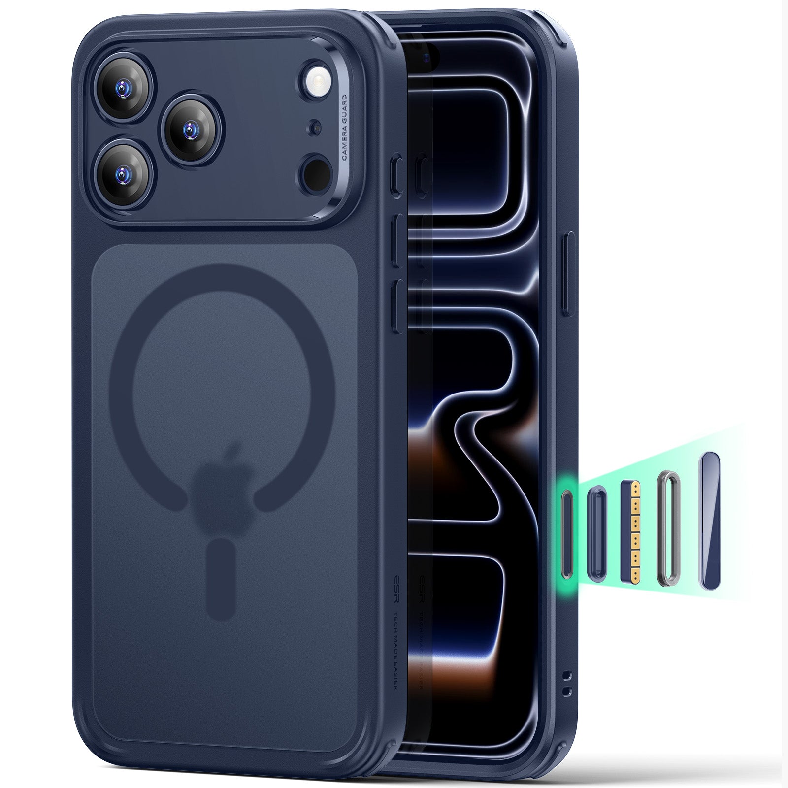 speck handyhlle Handyhlle fr iPhone 16 Pro, Speck Presidio2 Grip, Schwarz