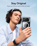use the ESR clear iPhone 17 Pro Max Classic Hybrid Magsafe Case for personal design in your style