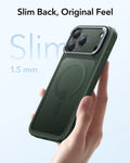 ESR iPhone 17 Pro Max Classic Hybrid Magsafe Case with Stand Camera Control Frosted Green