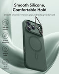 iPhone 17 Pro Max Cloud Soft Magnetic Case (Camera Control, Stash Stand) - Olive Green ESR ESR