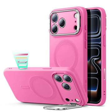 iPhone 17 Pro Max Cloud Soft Magnetic Case (Camera Control, Stash Stand) - Rosy Pink ESR ESR