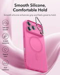 iPhone 17 Pro Max Cloud Soft Magnetic Case (Camera Control, Stash Stand) - Rosy Pink ESR ESR