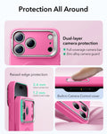 iPhone 17 Pro Max Cloud Soft Magnetic Case (Camera Control, Stash Stand) - Rosy Pink ESR ESR