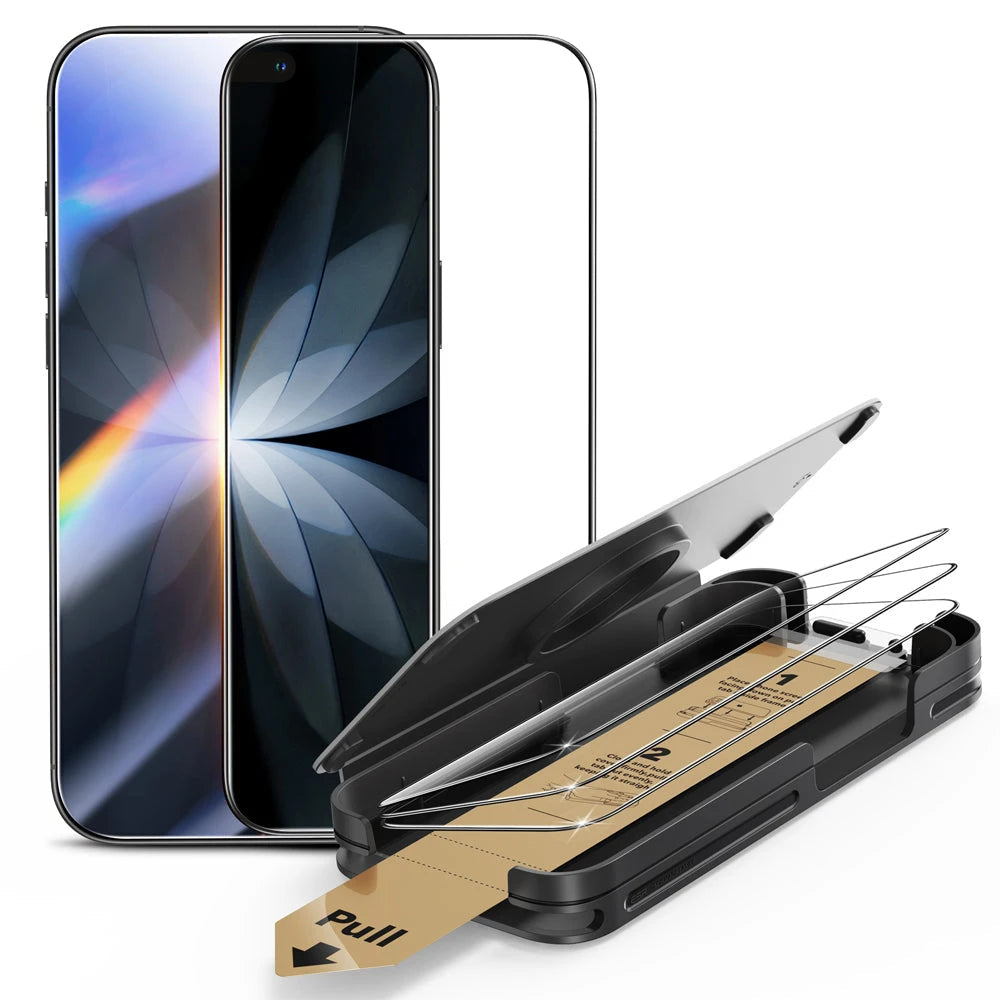 Kit Protection Écran ESR Armorite Pour IPhone 14 Pro - Verre Trempé Ultra Résistant - Neuf