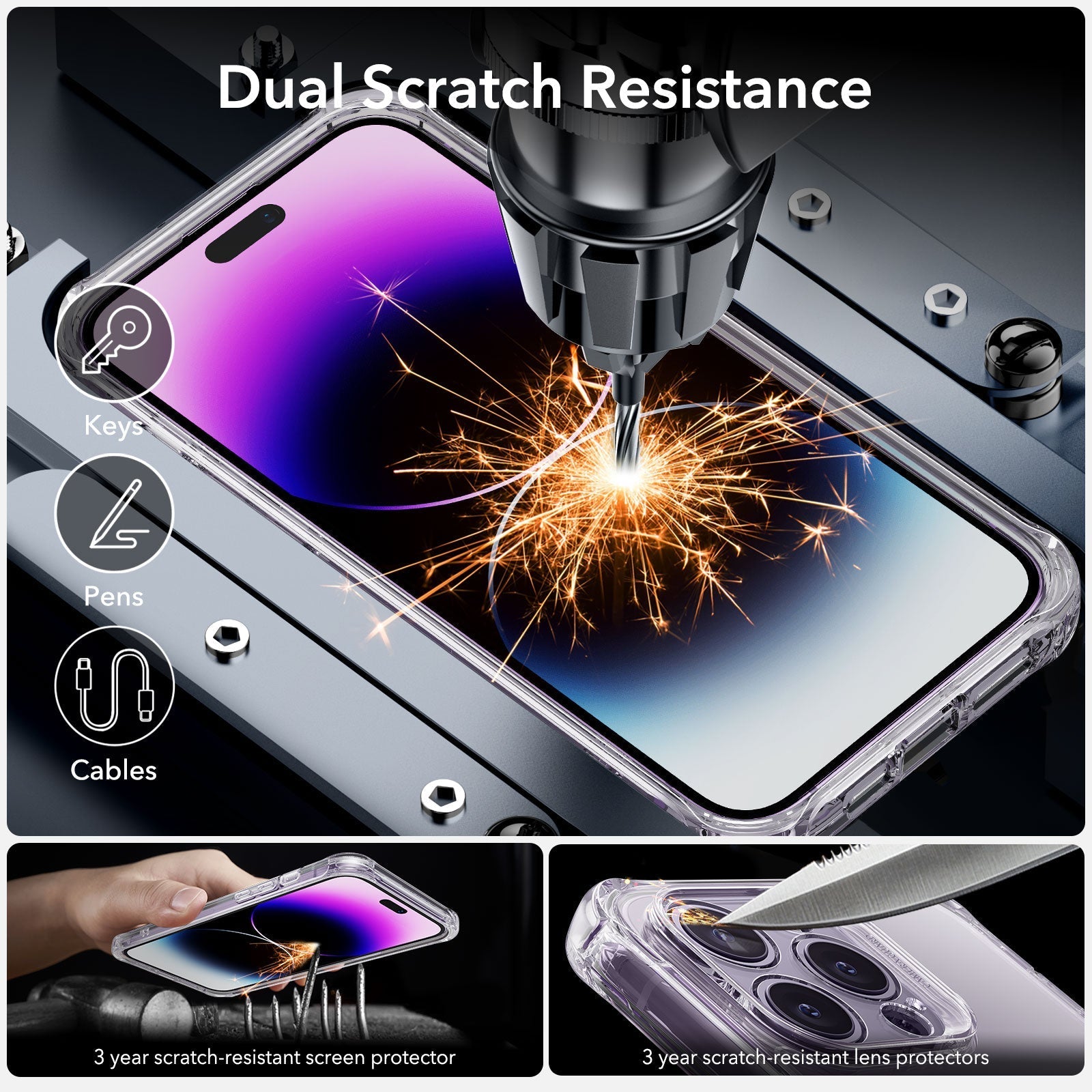 iPhone 14 Pro Max Armor Tough Case (HaloLock) - Clear ESR ESR