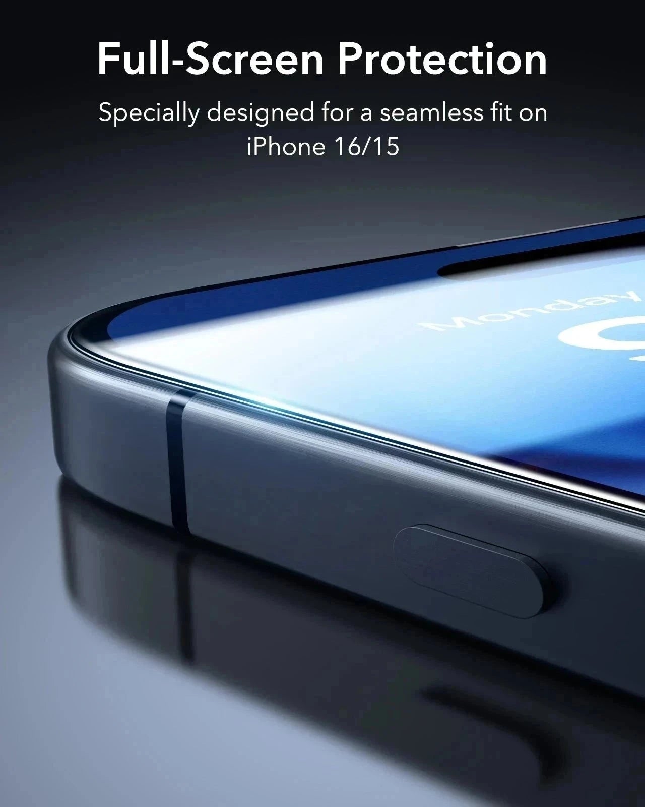 iPhone 16 Classic Hybrid Magnetic Case (Camera Control) & Screen Protection Bundle - Clear ESR ESR