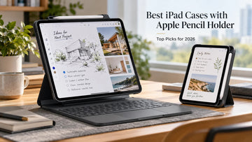 Best iPad Cases for Creative Work with pencil holder
