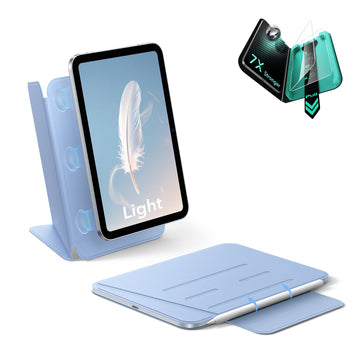 iPad mini (A20 Pro) AirStance Magnetic Protection Bundle - Sky Blue