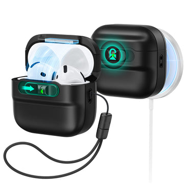 Coque magnétique Pulse FlickLock pour AirPods 5 - Black