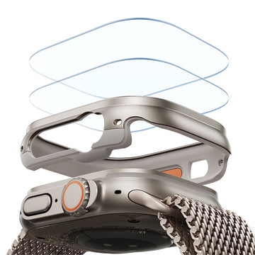 Set de protection Armorite pour Apple Watch Ultra 4 - Titanium