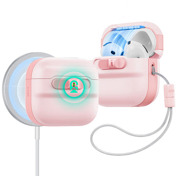 Coque magnétique Pulse FlickLock pour AirPods 5 - Pink