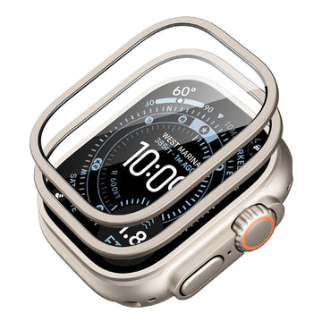 Protecteur d’écran Armorite (Cadre) pour Apple Watch Ultra 4 - Titanium