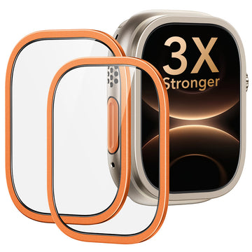 Apple Watch Ultra 3 Armorite® Pro Screen Protector (Bezel) - Orange