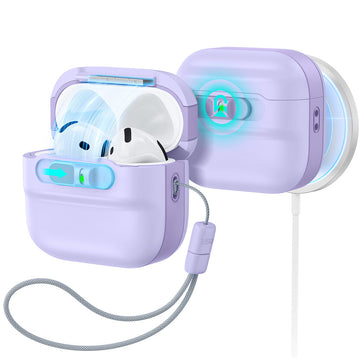 lavender Airpods 4 case 