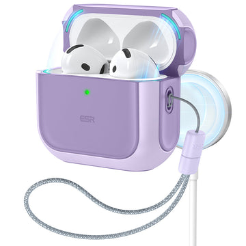 Coque magnétique Hybride Orbit pour AirPods 5 - Purple