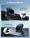 15W Wireless Car Charger with CryoBoost (HaloLock) - Black ESR ESR
