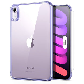 iPad mini (A20 Pro) Classic Hybrid Back Case - Clear Purple