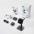 25W CryoBoost 3-in-1 Magnetic Charger (Qi2) and AirPods Pro 3 Cyber Tough Case Bundle - US Plug–Black