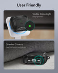 25W CryoBoost 3-in-1 Magnetic Charger (Qi2) and AirPods Pro 3 Cyber Tough Case Bundle - US Plug–White ESR ESR