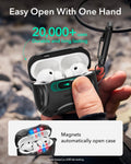 25W CryoBoost 3-in-1 Magnetic Charger (Qi2) and AirPods Pro 3 Pulse FlickLock Case Bundle - US Plug–White ESR ESR
