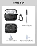 25W CryoBoost 3-in-1 Magnetic Charger (Qi2) and AirPods Pro 3 Pulse FlickLock Case Bundle - US Plug–White ESR ESR