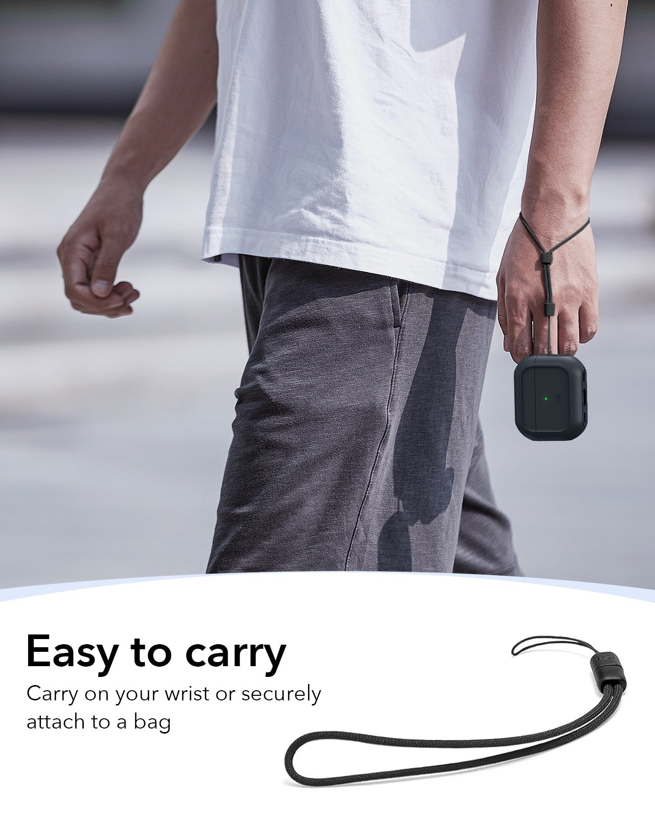 25W CryoBoost Foldable 3-in-1 Magnetic Charger and AirPods Pro 3 Orbit Hybrid Case Bundle – EU Plug-Black ESR ESR