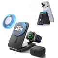 25W CryoBoost Foldable 3-in-1 Magnetic Charger and Wallet Stand Bundle - US Plug-Black ESR ESR