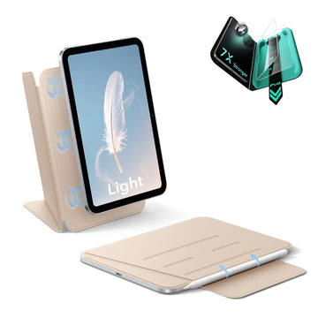 iPad mini (A20 Pro) AirStance Magnetic Protection Bundle - Sand