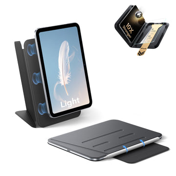 iPad mini (A20 Pro) AirStance Magnetic Case Ultimate Protection Bundle - Black
