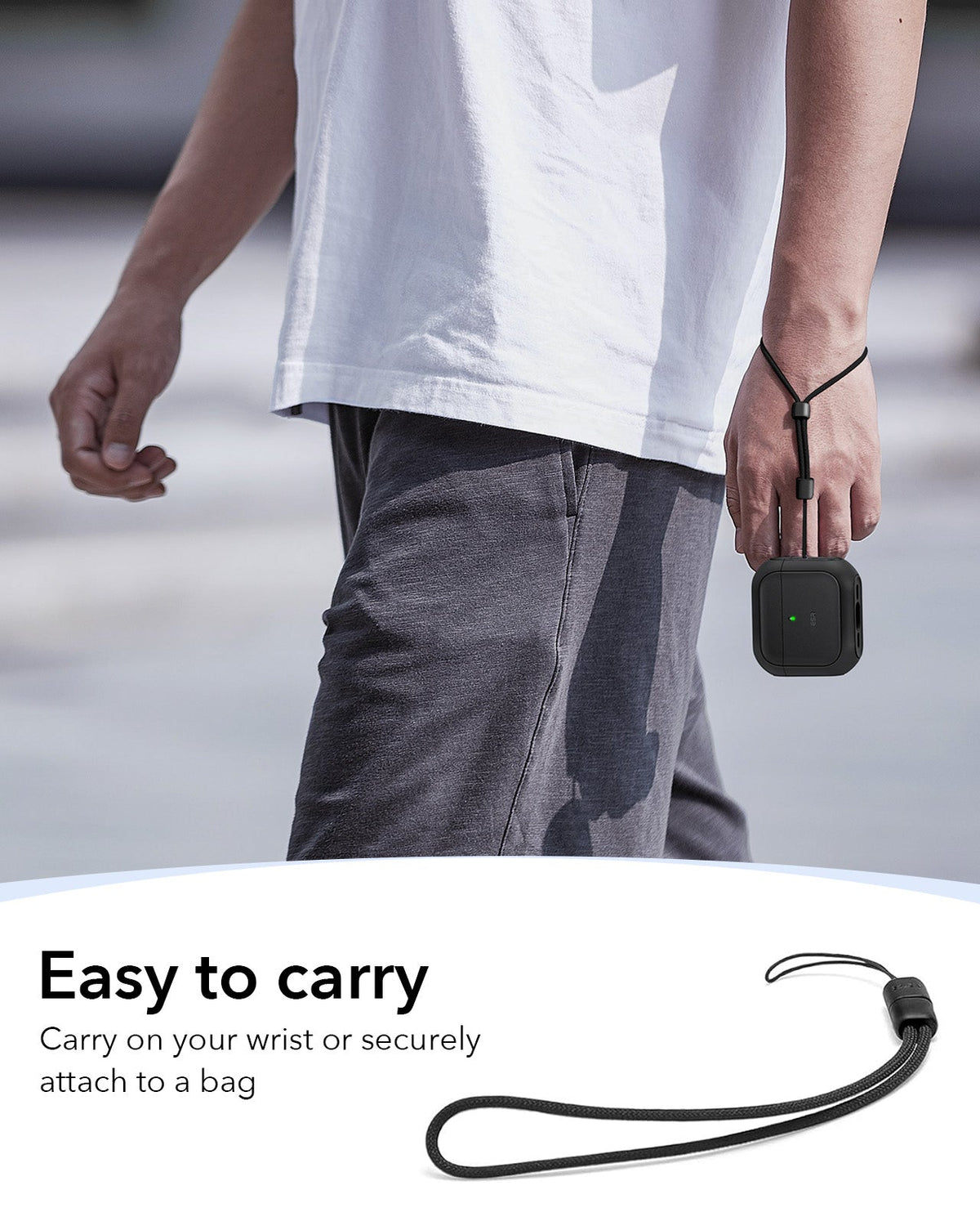 AirPods 5 Orbit Hybrid Magnetic Case - Black ESR ESR