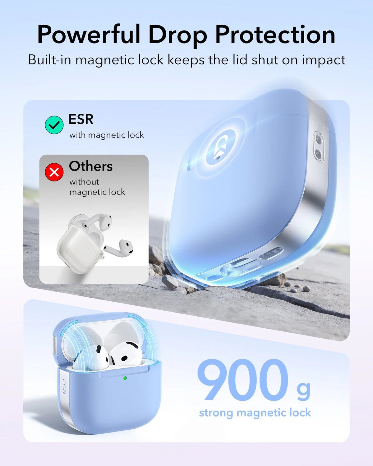 AirPods 5 Pulse Lite Magnetic Case - Light Blue ESR ESR