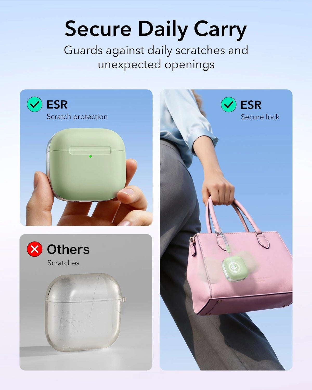 AirPods 5 Pulse Lite Magnetic Case - Light Green ESR ESR