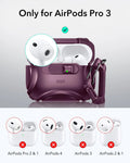 AirPods Pro 3 Cyber FlickLock Magnetic Case - Burgundy ESR ESR
