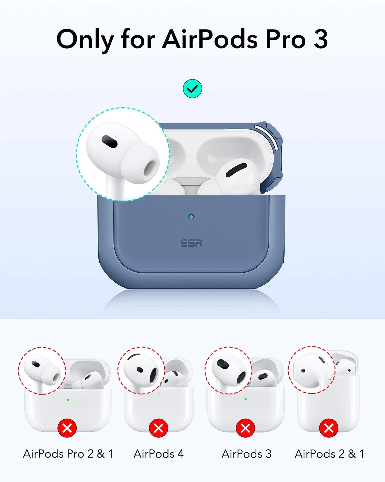 AirPods Pro 3 Oribt Hybird Magnetic Case - Dark Blue ESR ESR