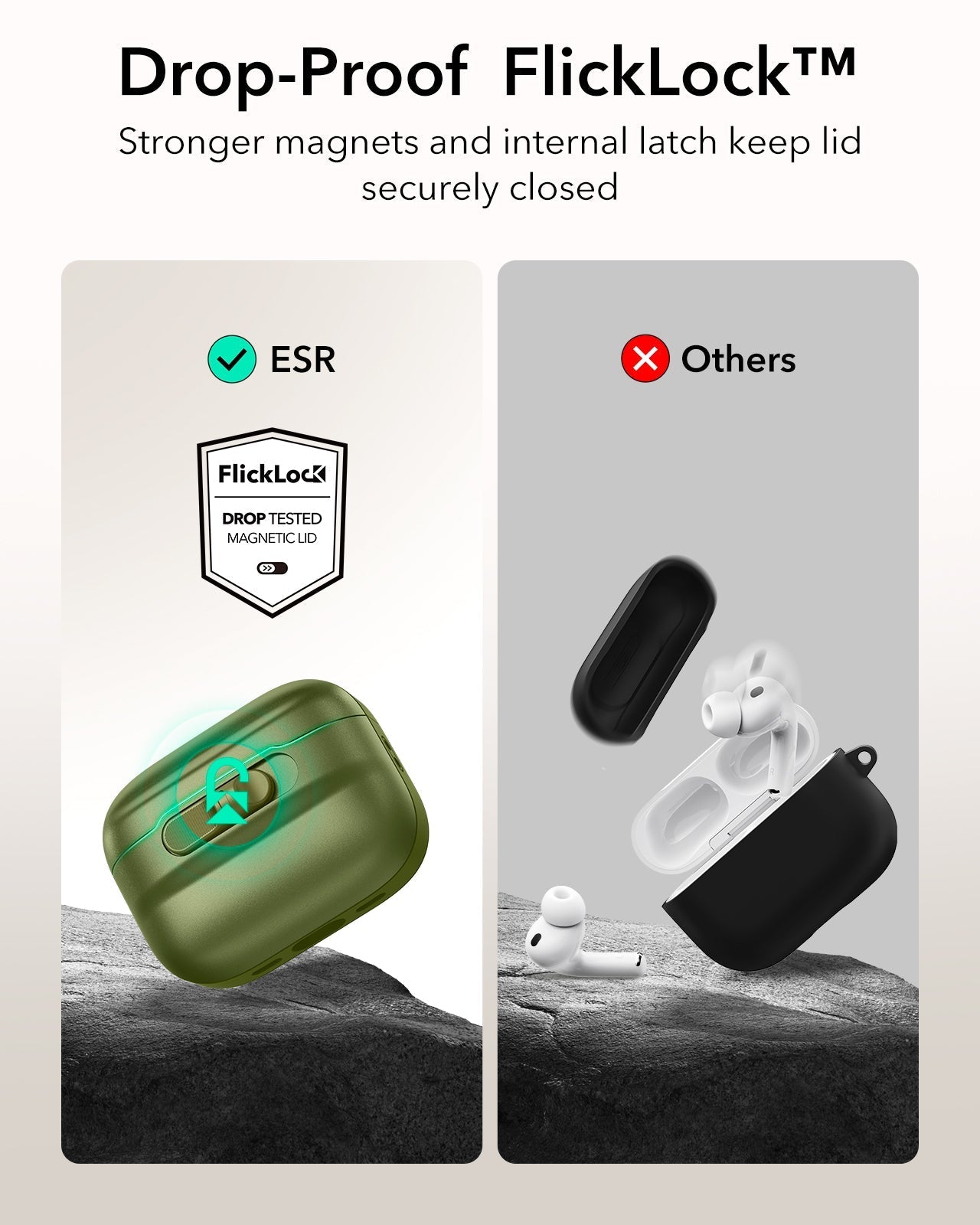 AirPods Pro 3 Pulse FlickLock Magnetic Case - Green ESR ESR