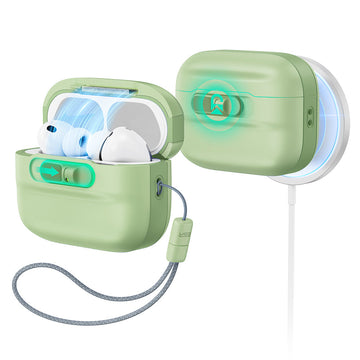 AirPods Pro 3 Pulse FlickLock Magnetic Case - Light Green