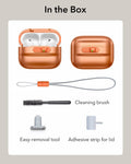 AirPods Pro 3 Pulse FlickLock Charging Case Cover Orange  what in the box