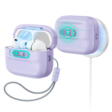 AirPods Pro 3 Pulse FlickLock Magnetic Case - Purple