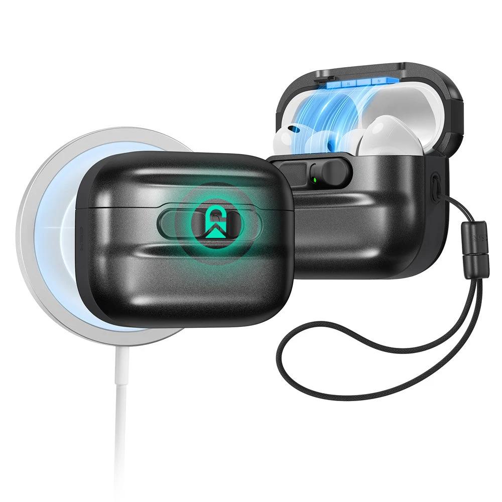 AirPods Pro 3 Pulse FlickLock Charging Case Cover Black