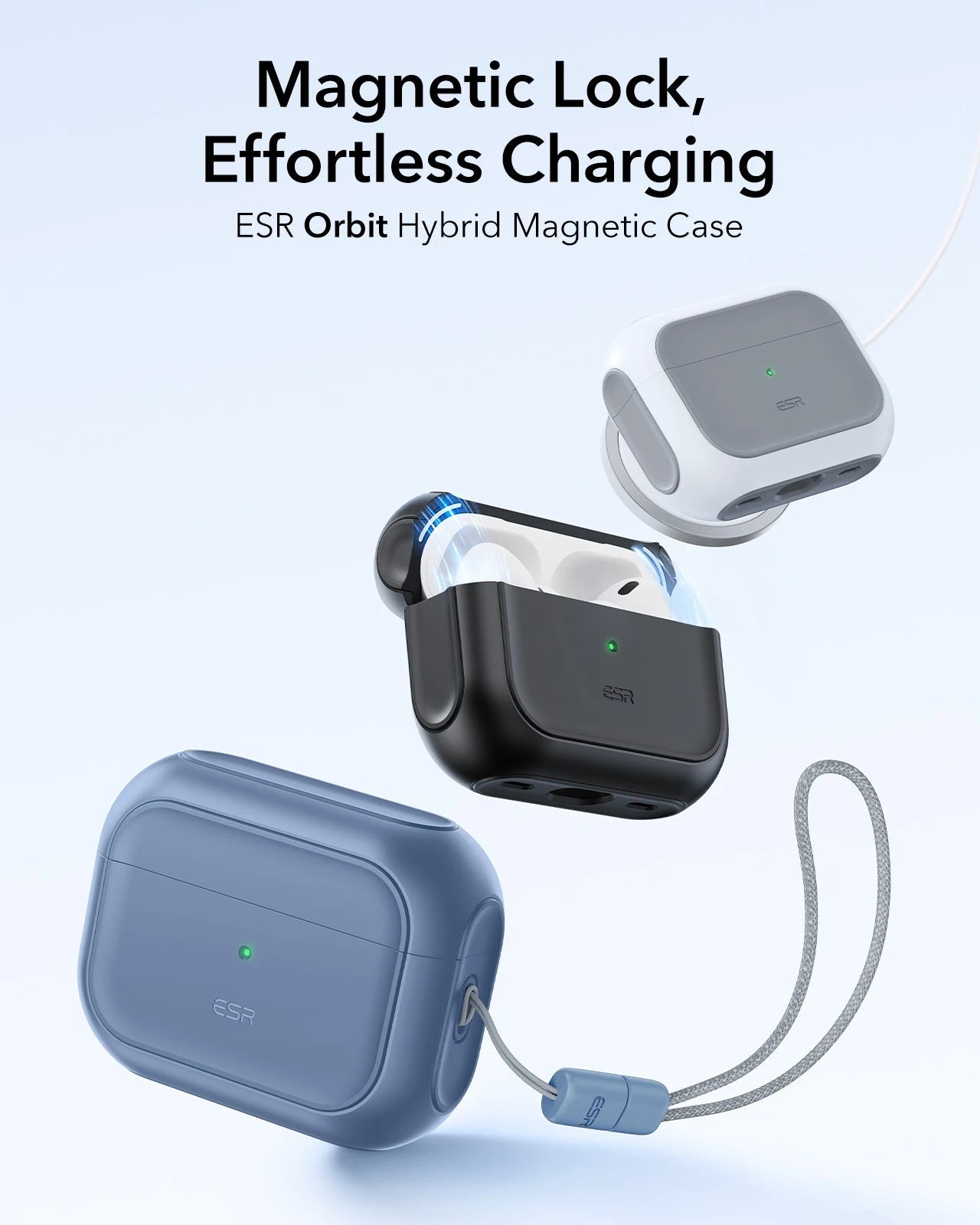 AirPods Pro (2023/2022/2019) Orbit Hybrid Case (HaloLock) - Dark Blue ESR ESR