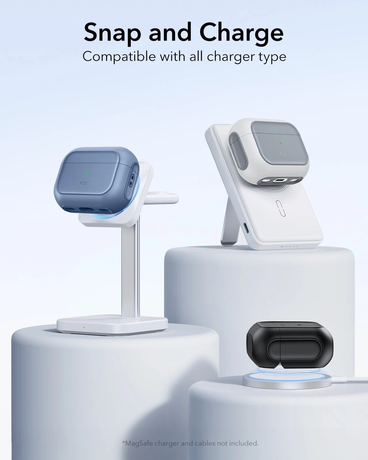 AirPods Pro (2023/2022/2019) Orbit Hybrid Case (HaloLock) - Dark Blue ESR ESR