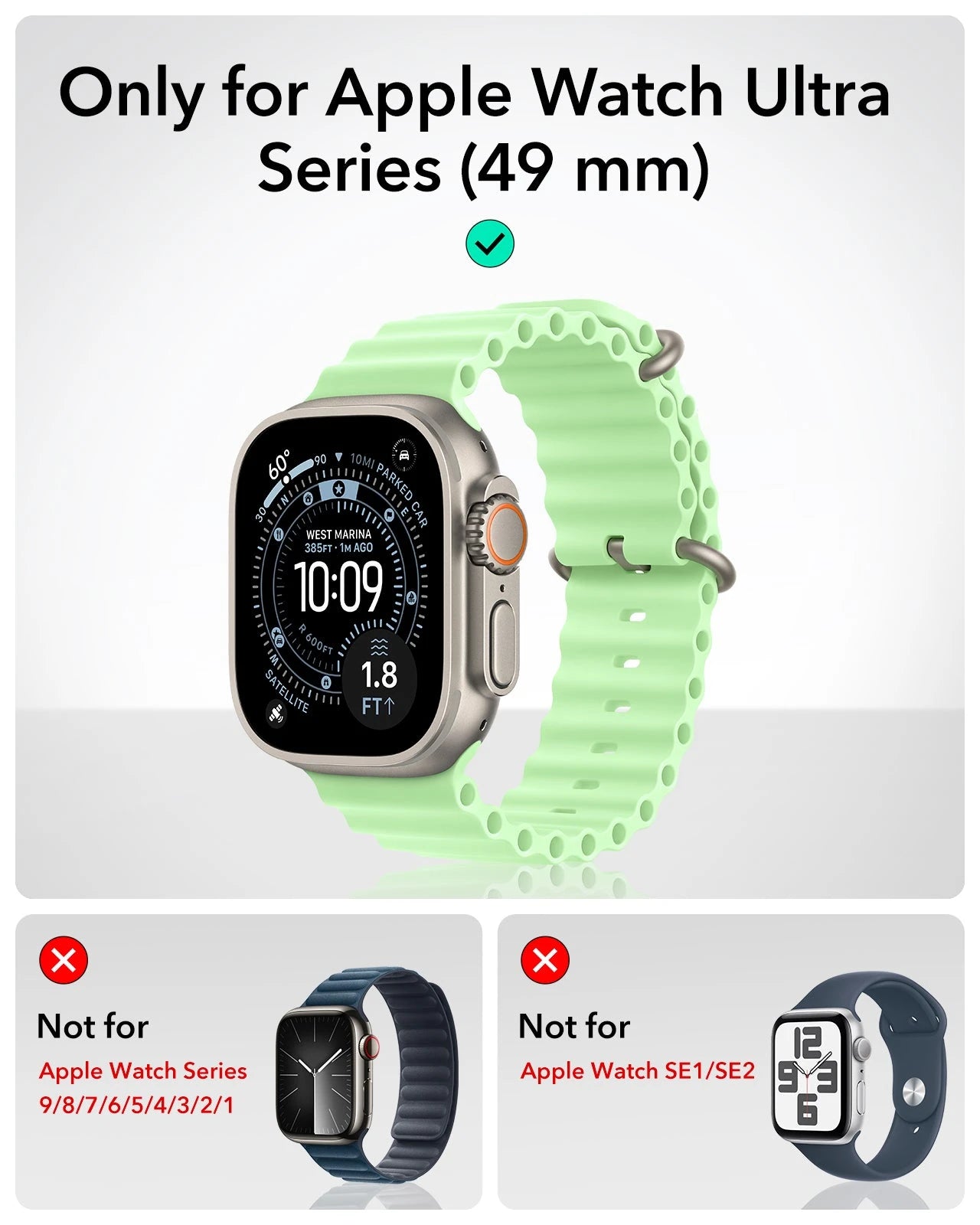 Apple Watch Ultra 3 Armorite Protection Set - Titanium ESR ESR