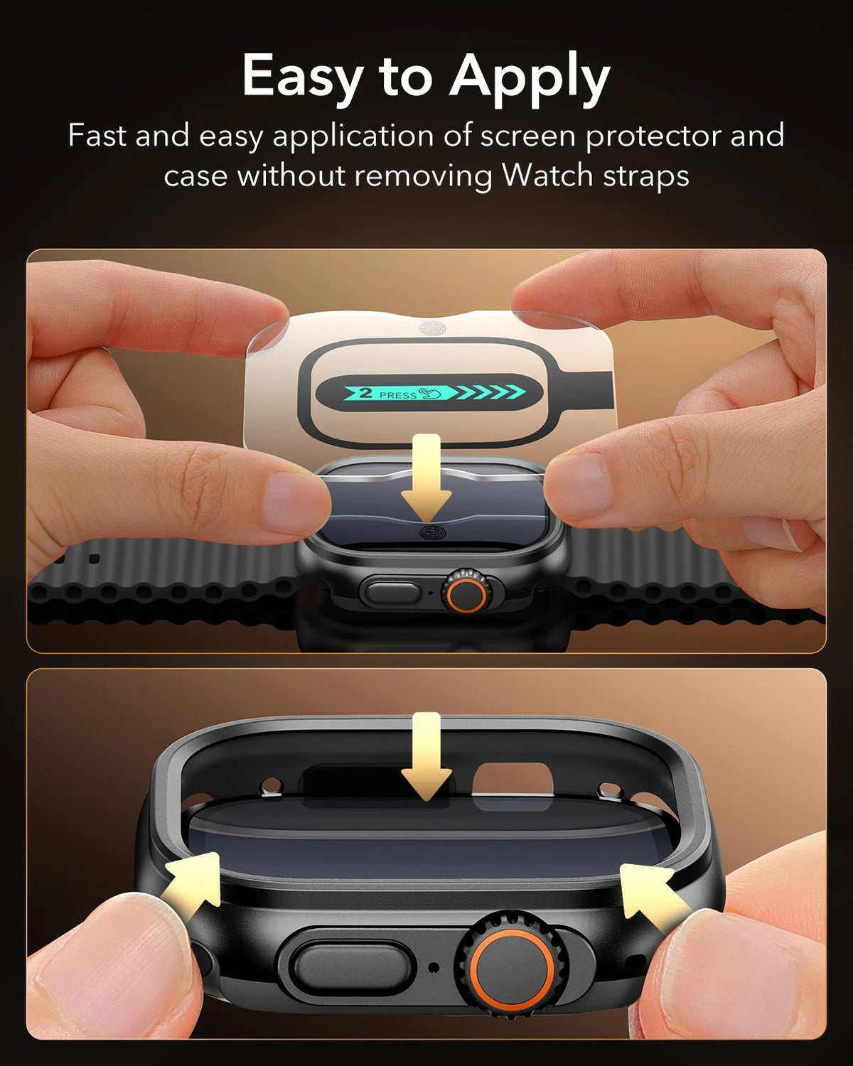 Apple Watch Ultra 3 Armorite® Pro Protection Set - Black ESR ESR